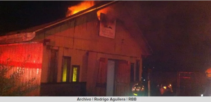 Avanza juicio por quema de iglesia en Padre Las Casas