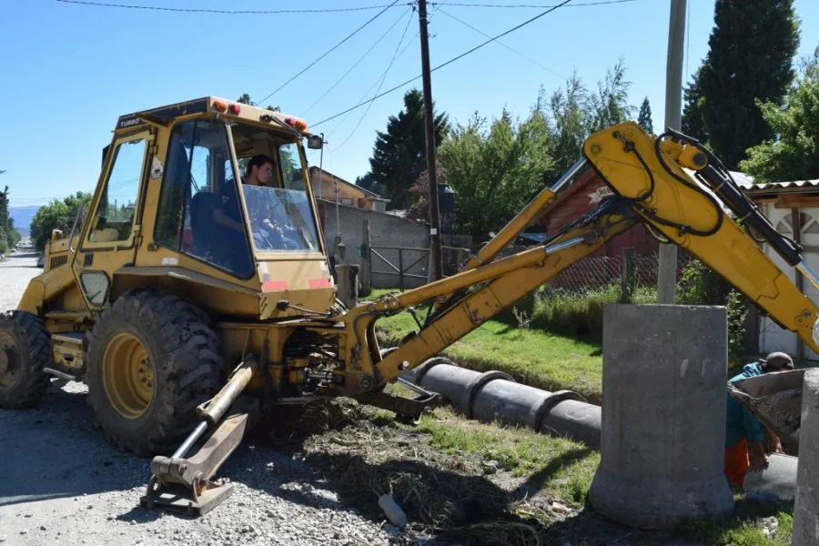 Avanzan las obras en el B° El Mallín de Bariloche