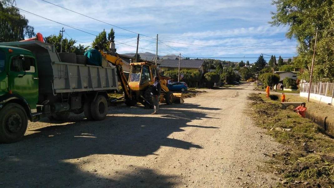 Bariloche: Trabajos en el barrio El Mallín