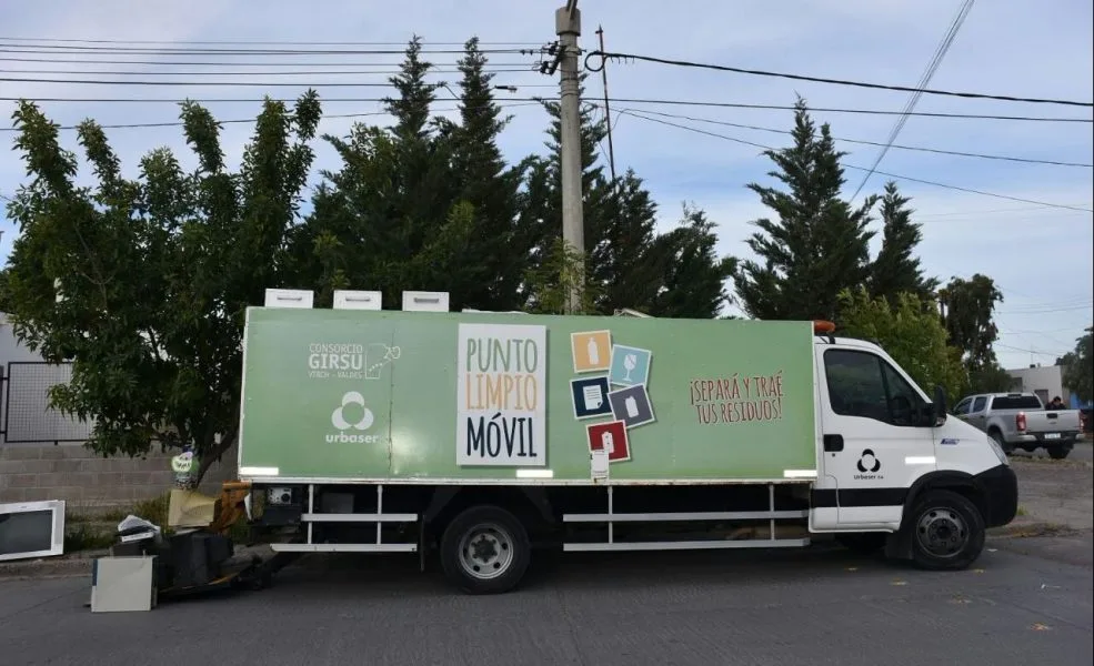 Cronograma de visitas del camión del Punto Limpio Móvil en Trelew