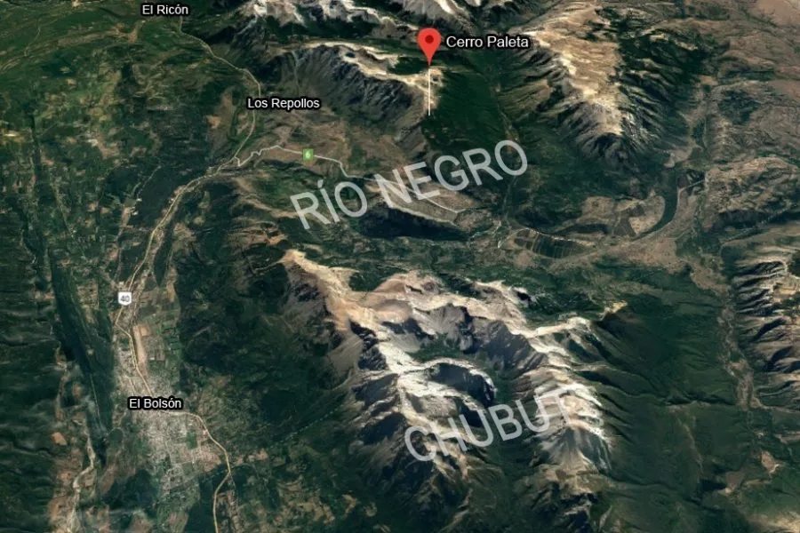 El Bolsón: Cinco personas rescatadas en el cerro Paleta tras a un llamado al RN Emergencias   