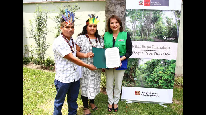 Nativos bautizan como ‘Bosque papa Francisco’ a espacio de 1.800 hectáreas