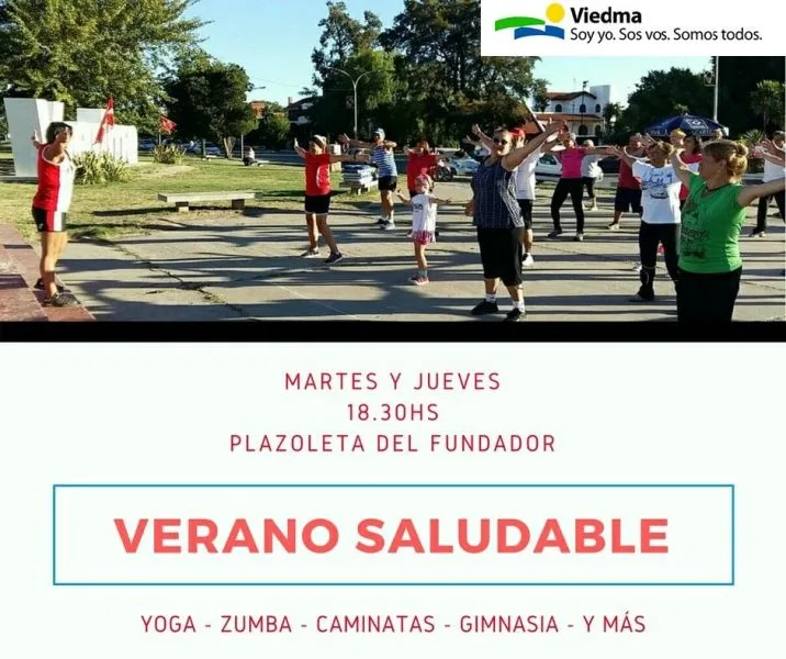 Sigue el “Verano Saludable” en la Costanera de Viedma