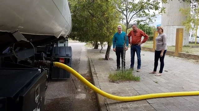 Stroeder: Bari y concejales buscan soluciones ante la baja provisión de agua potable