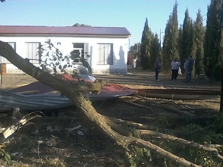 Temporal en Juan A. Pradere    Funcionarios municipales recorrieron la zona