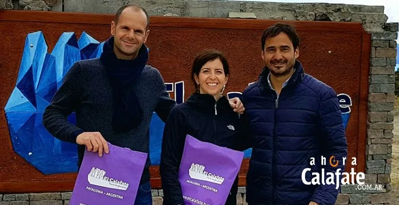 Una pareja italiana, los primeros turistas terrestres de Calafate