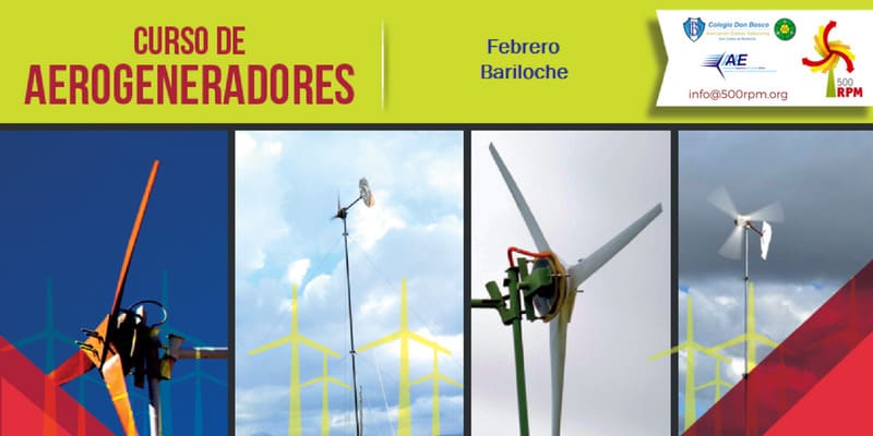 Curso de aerogeneradores en Bariloche