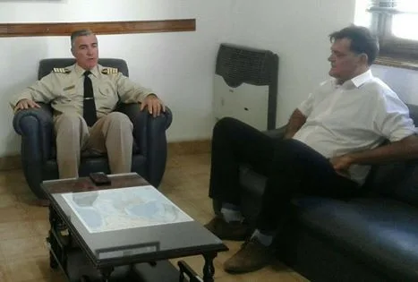 Ambiente de Chubut y Prefectura Naval Argentina coordinan acciones para el control y monitoreo posterior al hundimiento del Buque Urabain