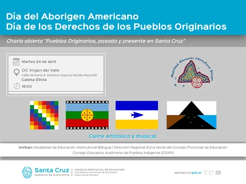 Charla sobre Pueblos Originarios de Santa Cruz