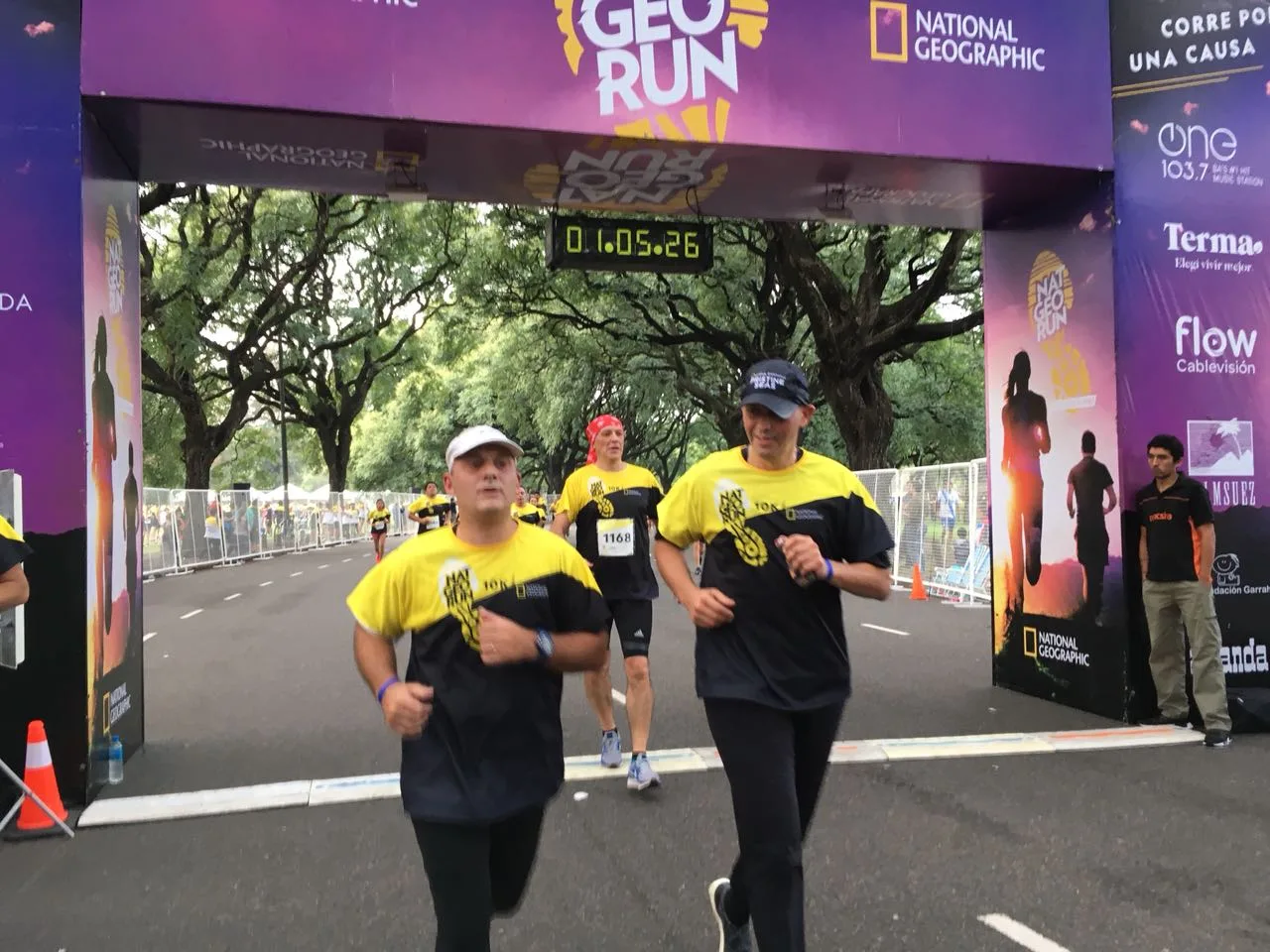 Bergman corrió 10 km y celebró el Día de la Tierra