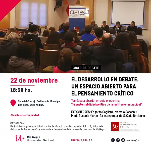 Segundo encuentro del debate "El Desarrollo en debate"