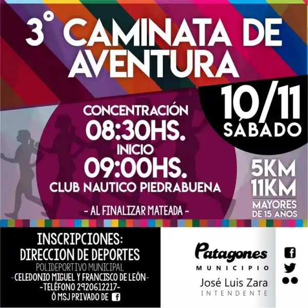 Tercera Caminata de Aventura en Carmen de Patagones