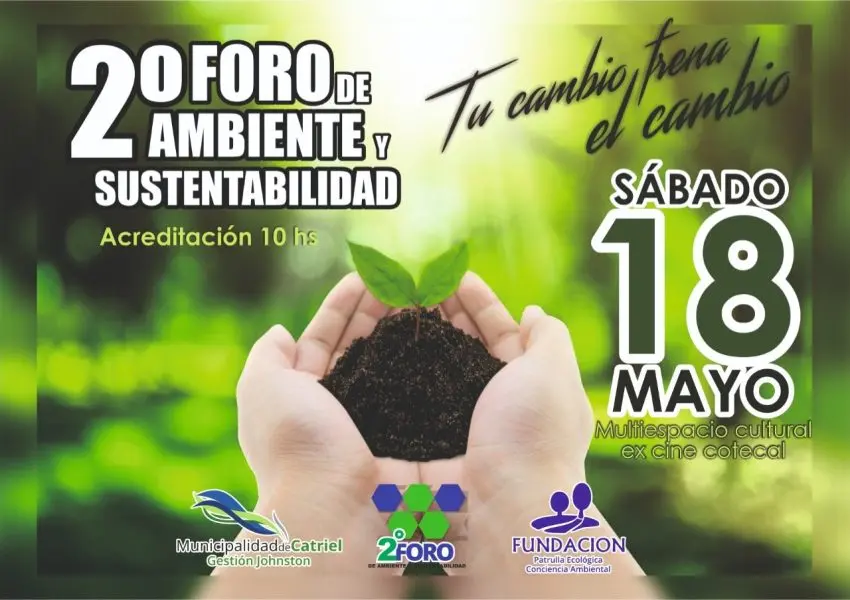 Catriel hara el 2º Foro de Ambiente y Sustentabilidad