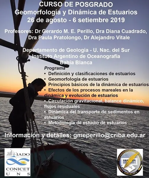 Los invitamos a participar del curso de posgrado: GEOMORFOLOGIA Y DINAMICA DE ESTUARIOS