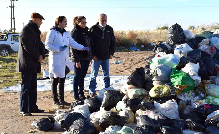 Realizan estudio de generación y composición de la basura en General Pico