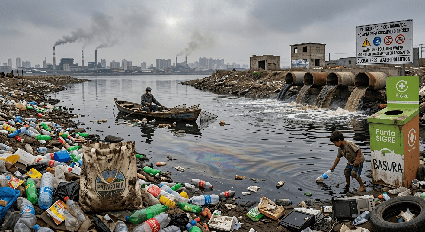 ¿Impactante: los ríos del mundo al borde del colapso — solo el 0,0002% del agua dulce está en juego y su contaminación podría cambiarlo todo