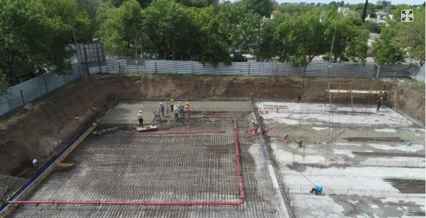 Avanza la obra de la nueva cisterna para agua potable en General Pico