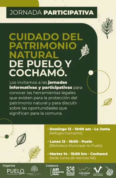 Jornada de cuidado del Patrimonio Natural de Puelo y Cochamo