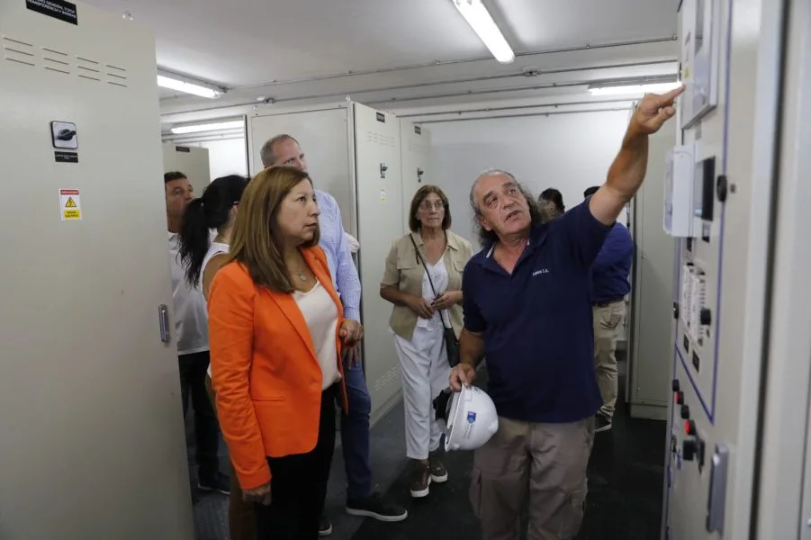 Carreras inauguró importantes obras energéticas en El Solito