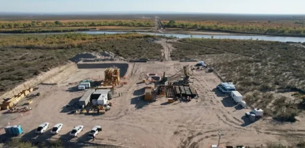 Gasoducto Kirchner: avanza la perforación por debajo del río Colorado