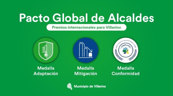 Villarino recibe reconocimiento internacional por su compromiso en acción climática