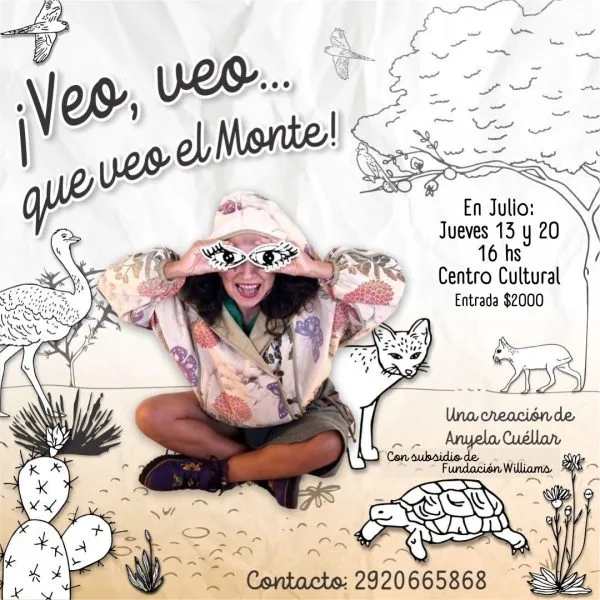 Vacaciones de invierno con VEO, VEO… ¡QUE VEO EL MONTE! en el Centro Cultural