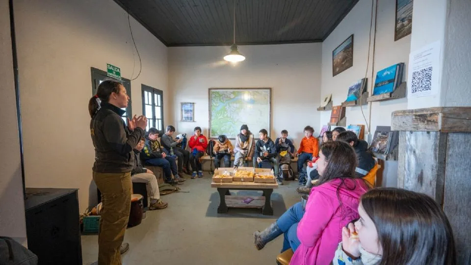Jóvenes exploradores se sumergen en el Parque Nacional Patagonia