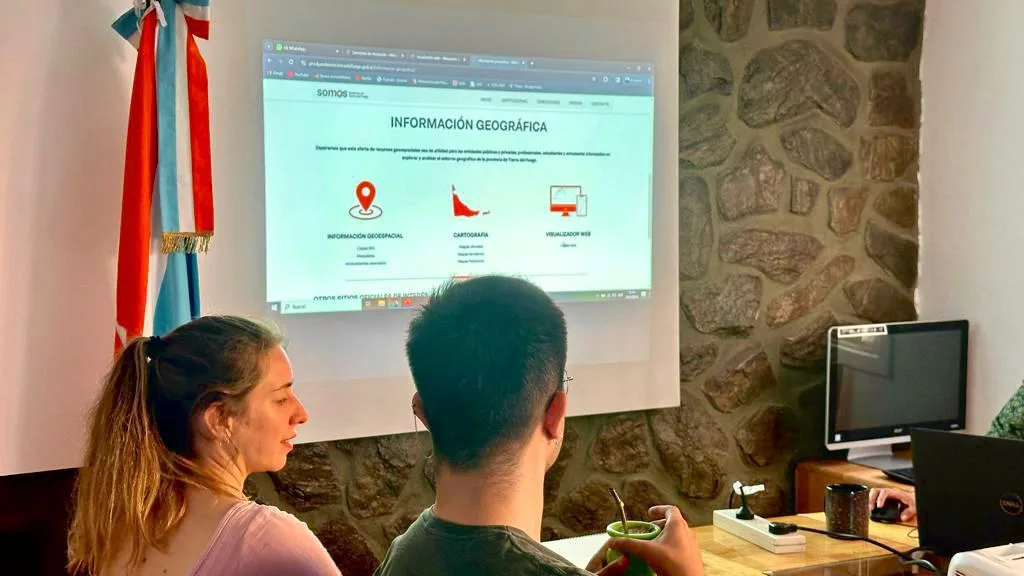 Presentaron portal de información geográfica de Tierra del Fuego