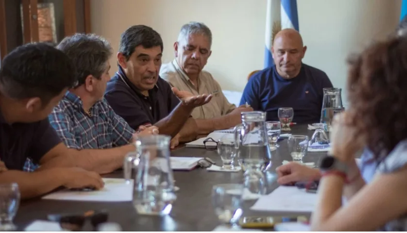 Provincia llevó tranquilidad a los productores del Valle por los niveles de agua del río Chubut