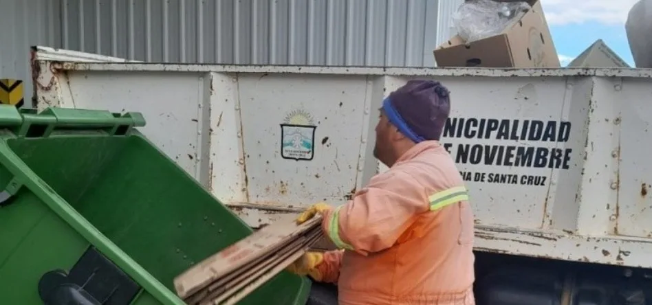 La Municipalidad de 28 de Noviembre impulsa trabajos de limpieza y reciclaje