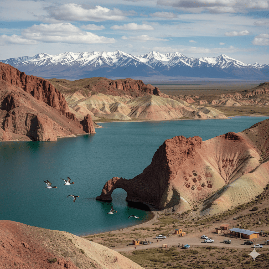 Parque Patagonia: el santuario natural de Santa Cruz que protege al macá tobiano y resguarda uno de los mayores tesoros arqueológicos de América