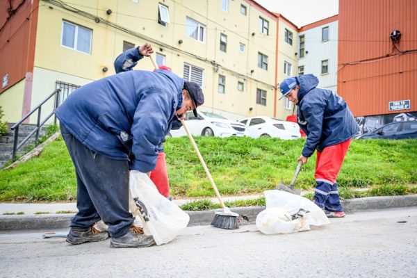 Medio Ambiente municipal de Ushuaia realizó una jornada de limpieza en las 640 viviendas