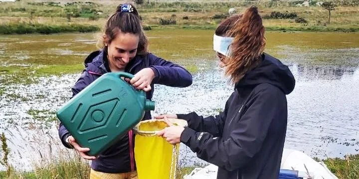 Continúan estudios sobre la laguna de la Reserva Natural Bahía Encerrada