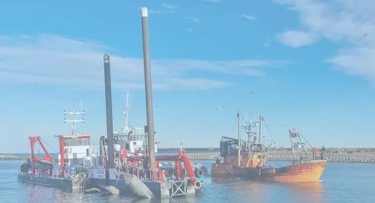 El dragado de puerto Rawson sería pagado por Provincia