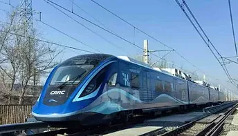 Primer tren urbano chino propulsado por hidrógeno completa prueba