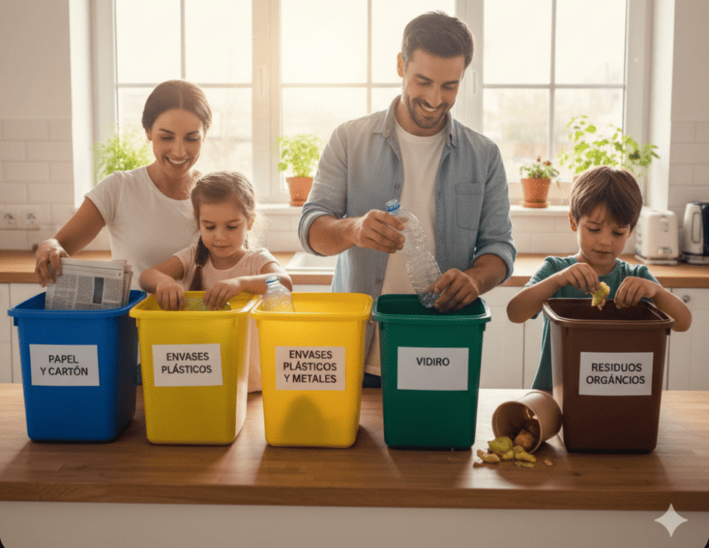 Cómo separar los residuos en casa: guía definitiva para reciclar y cuidar el medio ambiente