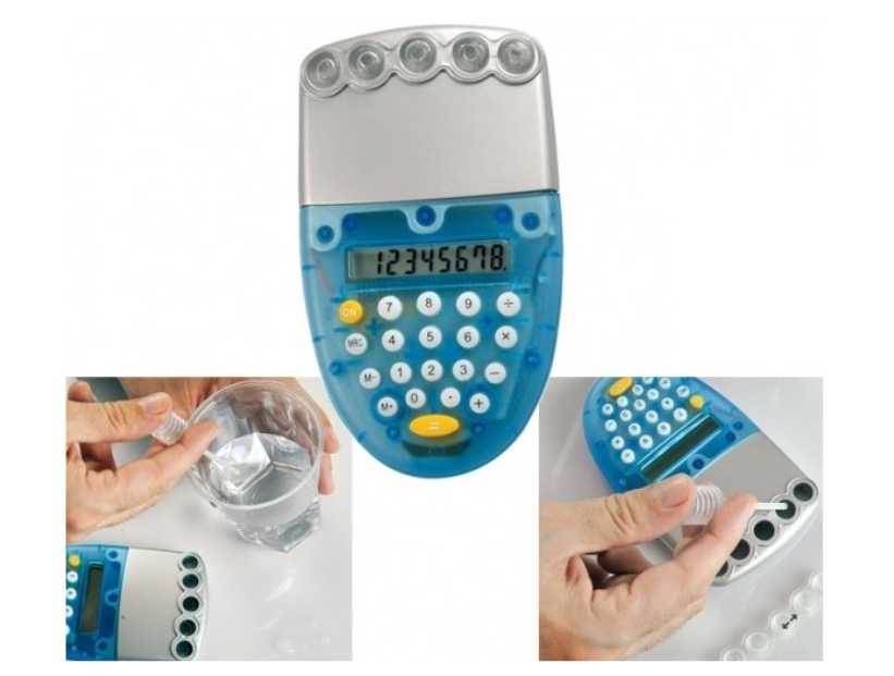 ¿Sabías que existe una calculadora que usa el agua como batería?
