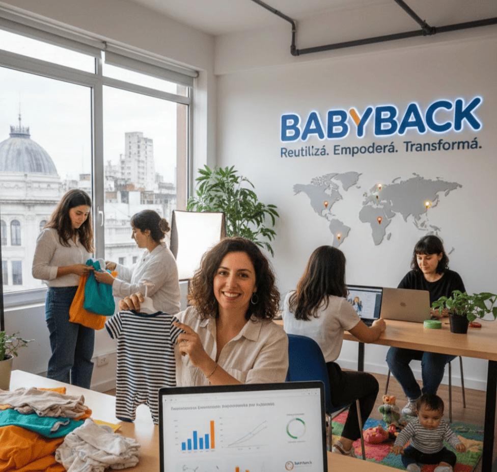 Babyback revoluciona la moda infantil en Argentina: la startup de ropa para bebés que empodera a mujeres y combate la contaminación textil