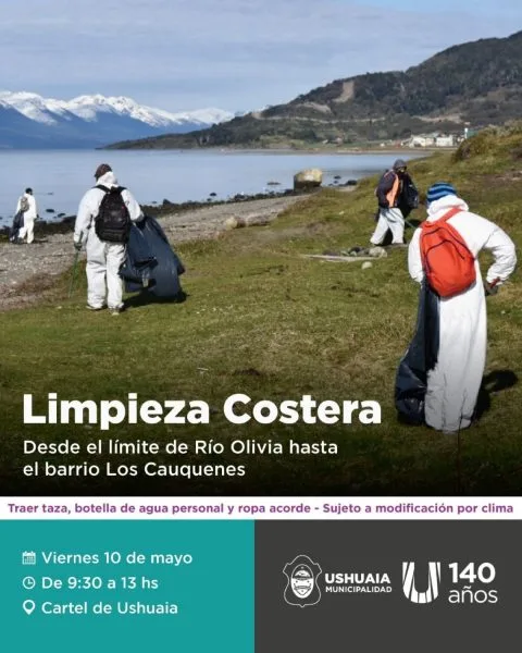 El Municipio convocó a participar de una “Jornada de limpieza costera”
