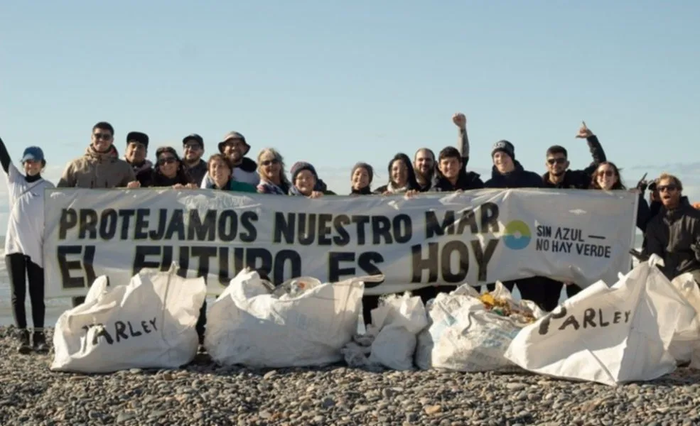 Recolectaron más de 110 kilos de plástico y tres bolsones con residuos en Magagna, Chubut