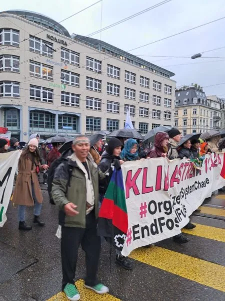 Mensaje del Werken Orlando Carriqueo  en Zurich Suiza