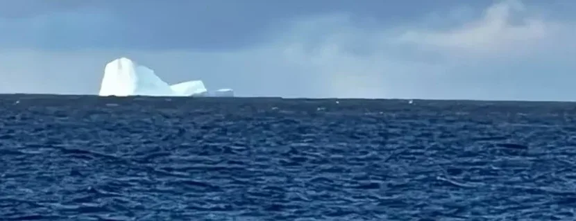Alerta marítima en Tierra del Fuego: apareció un iceberg cerca de la costa de Ushuaia