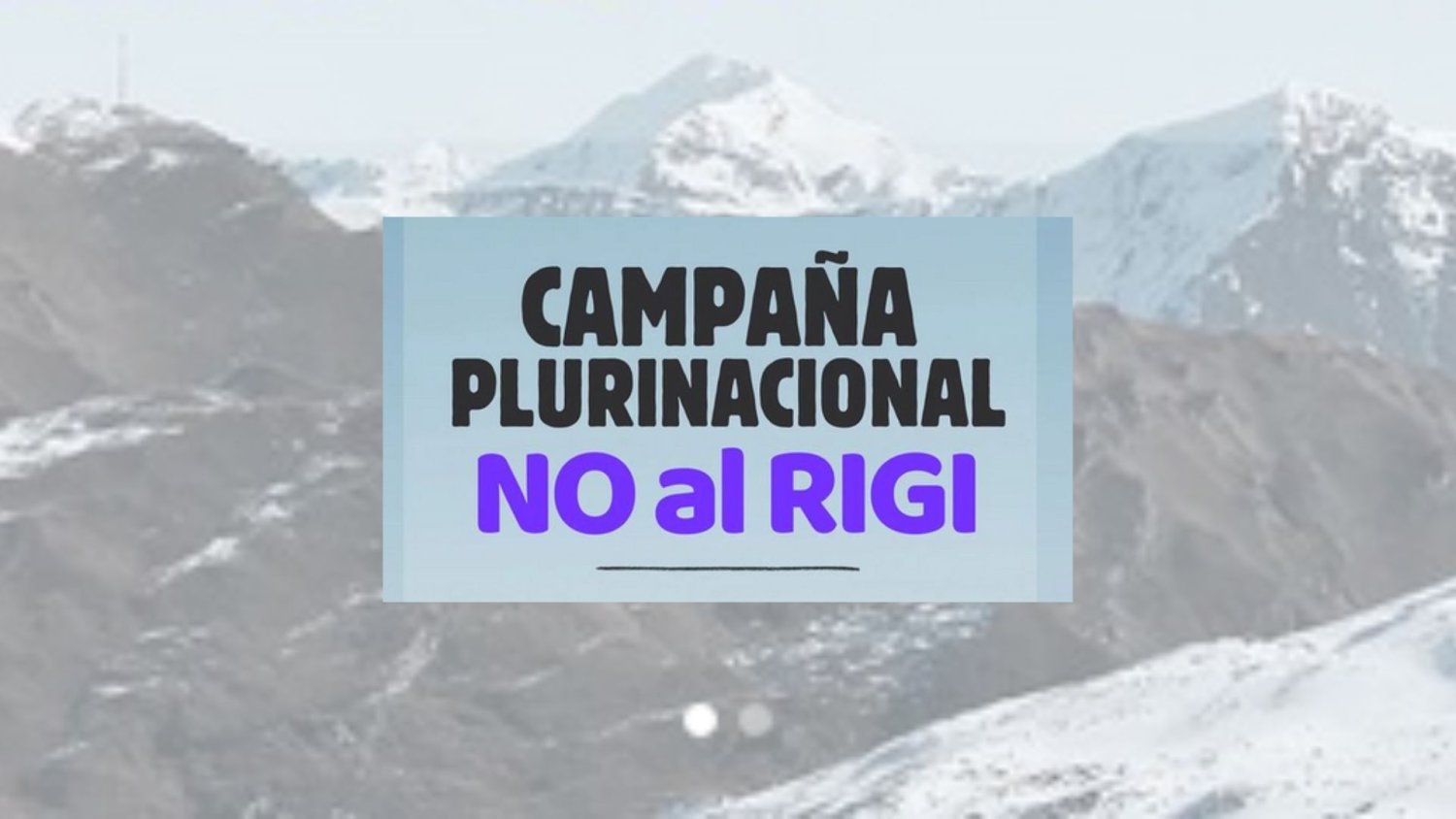 No al RIGI