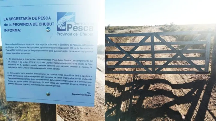 Bahía Cracker. El gobierno de Chubut cierra la playa a pedido de los terratenientes