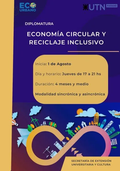 Inicia la primera Diplomatura en Economía Circular y Reciclaje Inclusivo en Entre Ríos