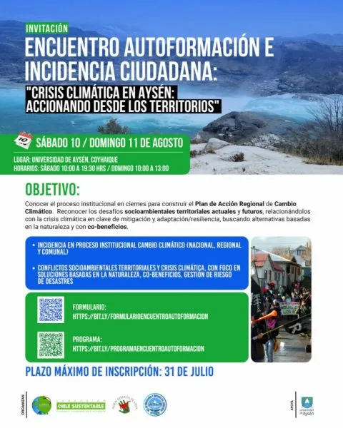 Encuentro “Crisis Climática en Aysén: Accionando desde los Territorios”