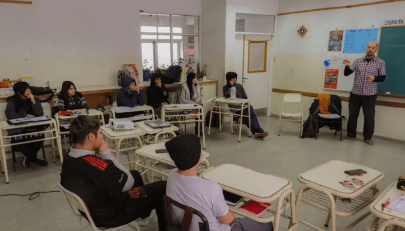 Conversatorio sobre Ambiente en Escuela de Chubut