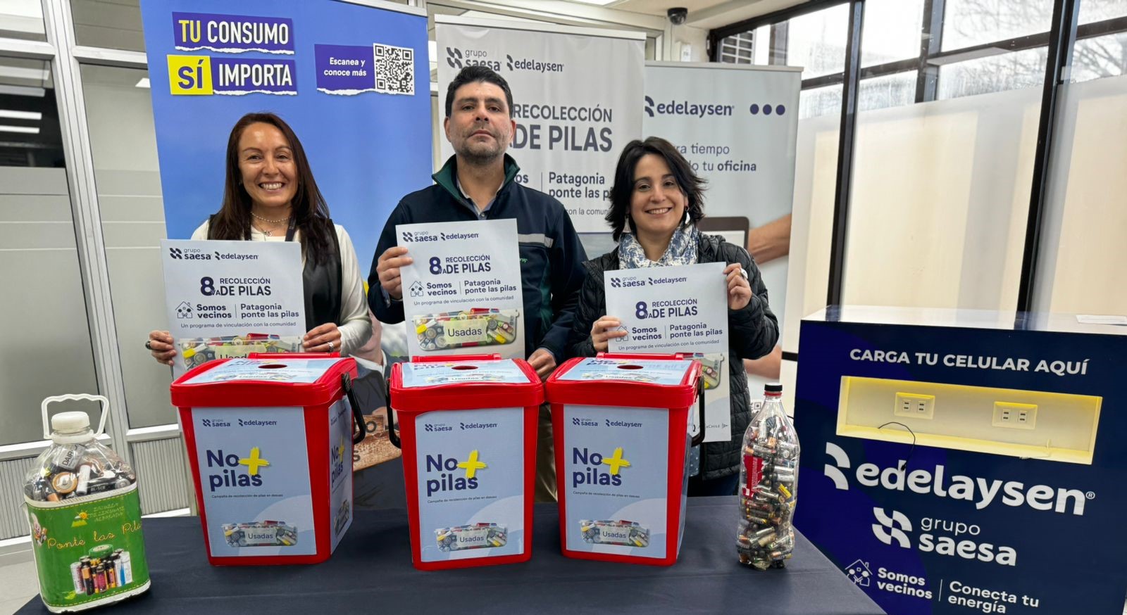 Edelaysen y Conaf Unen Fuerzas para Impulsar Reciclaje de Pilas en Aysén