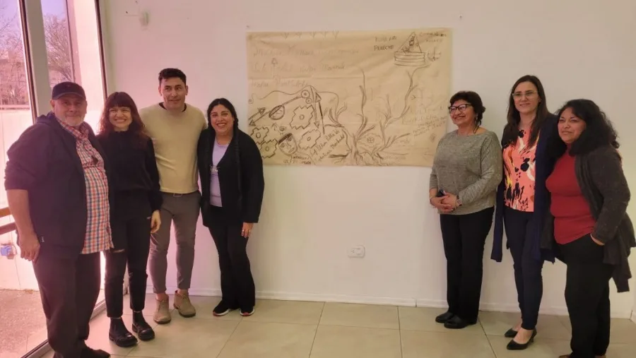 Sesión de la Comisión del Consejo Provincial Aborigen en Santa Rosa