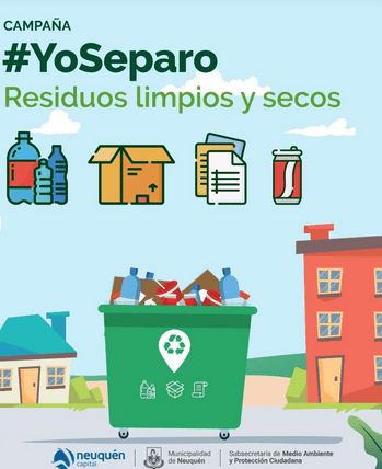 Puntos Verdes Neuquén #yoseparo residuos limpios y secos